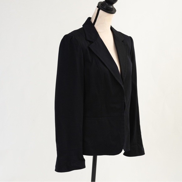Classic timeless black tailored blazer fall fashion Worthington 14 minimalist - Picture 5 of 14